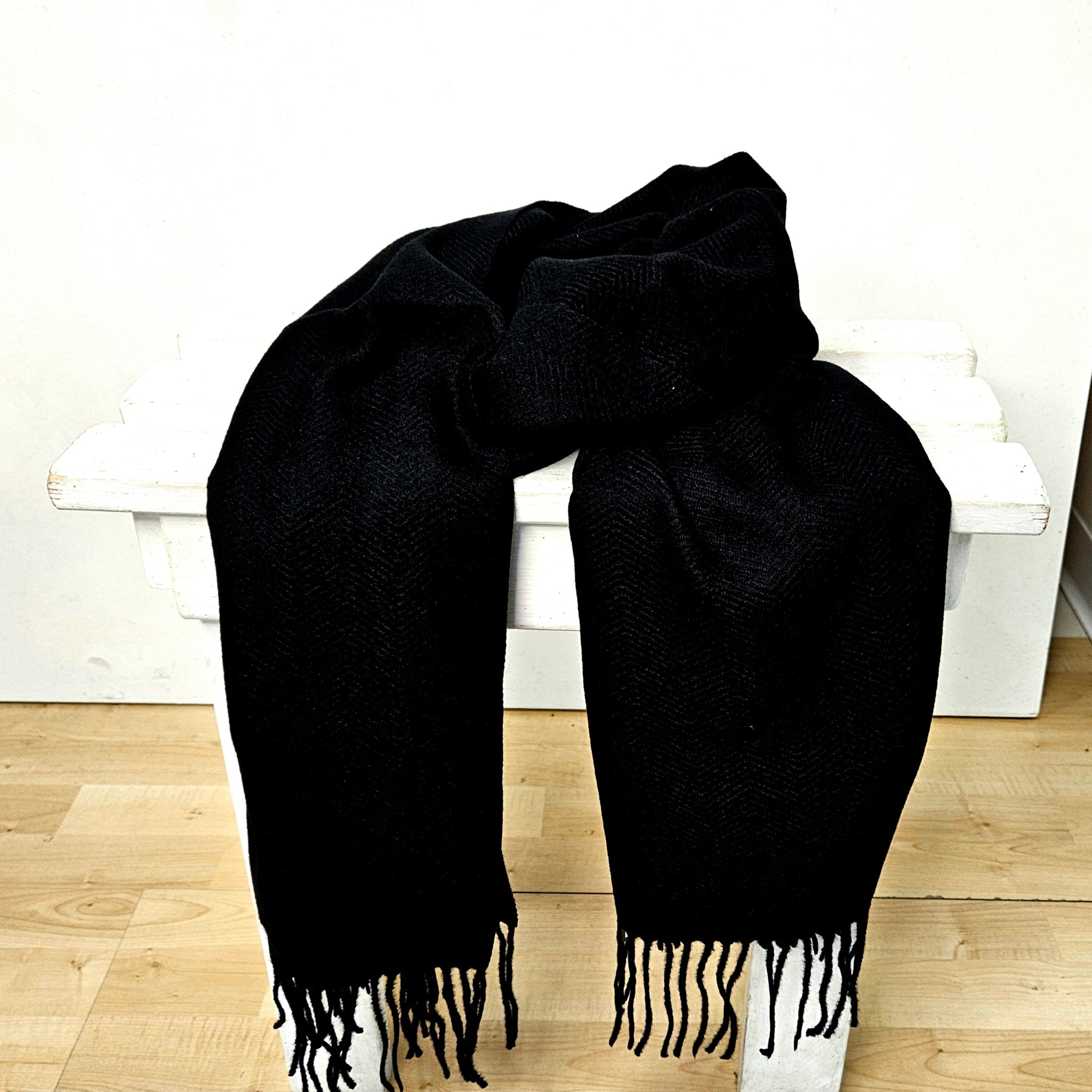 Solid color scarf