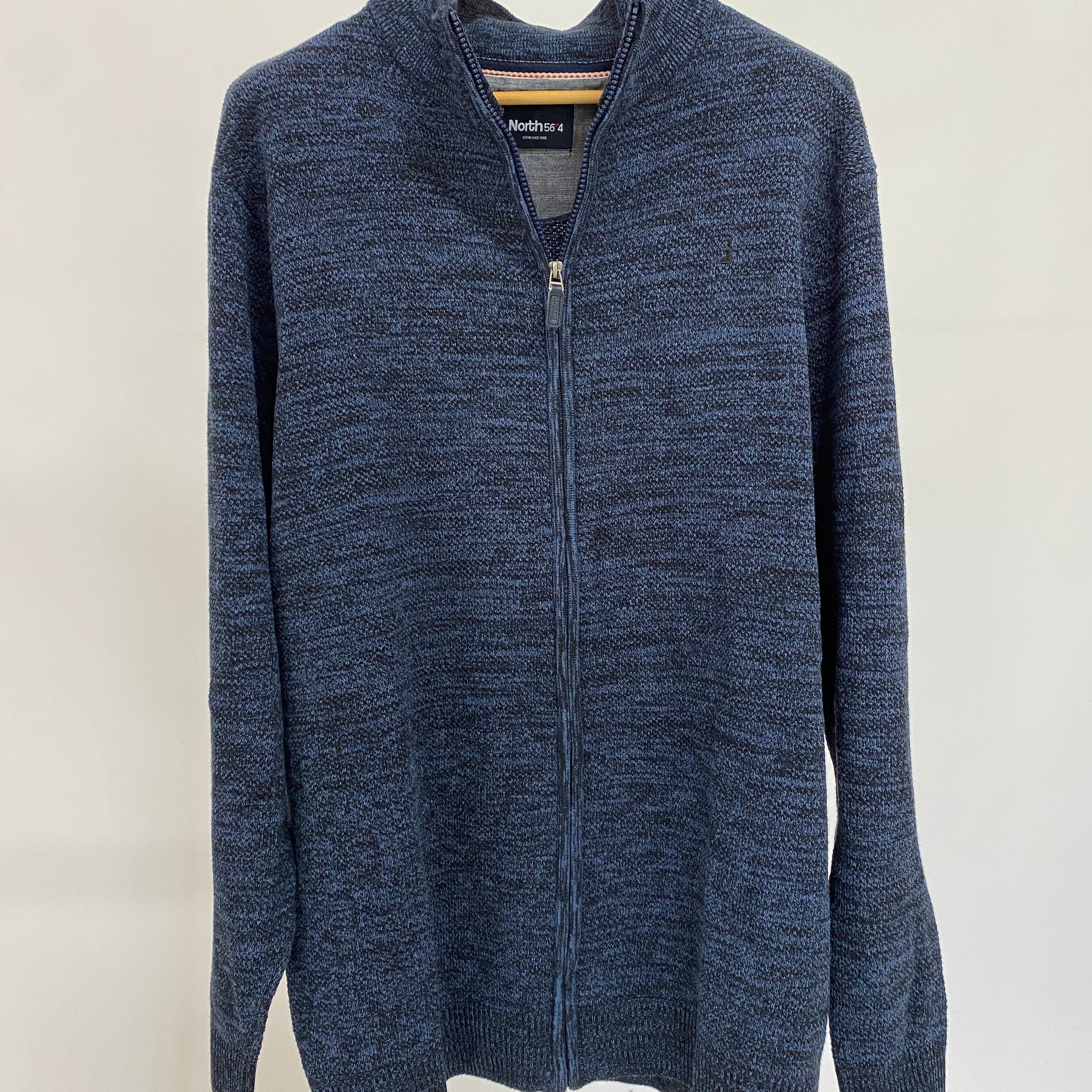 Cotton zip sweater