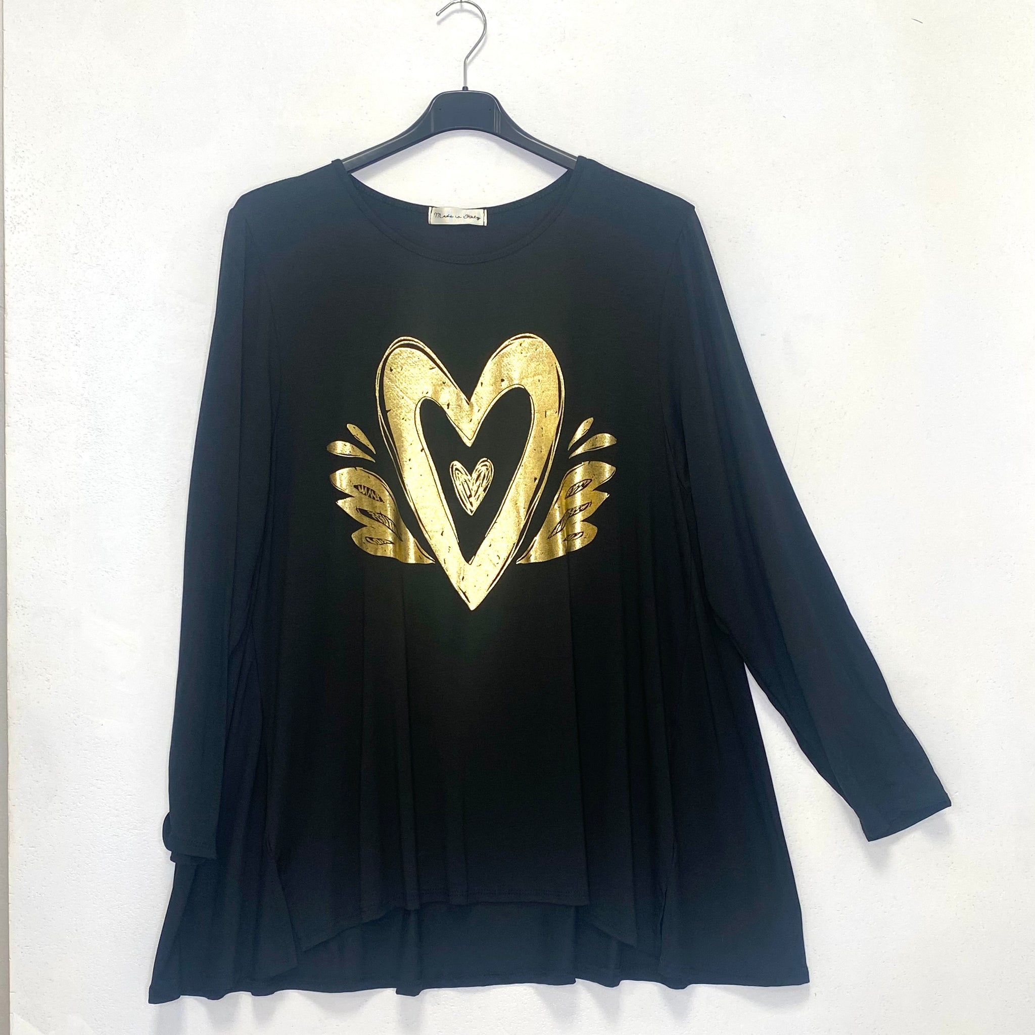 Maglia cuore ali