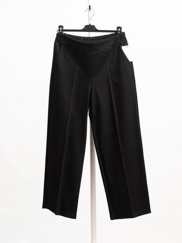 Palazzo trousers in Milanese stitch