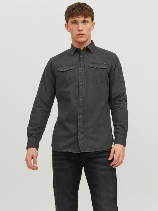 Western denim shirt