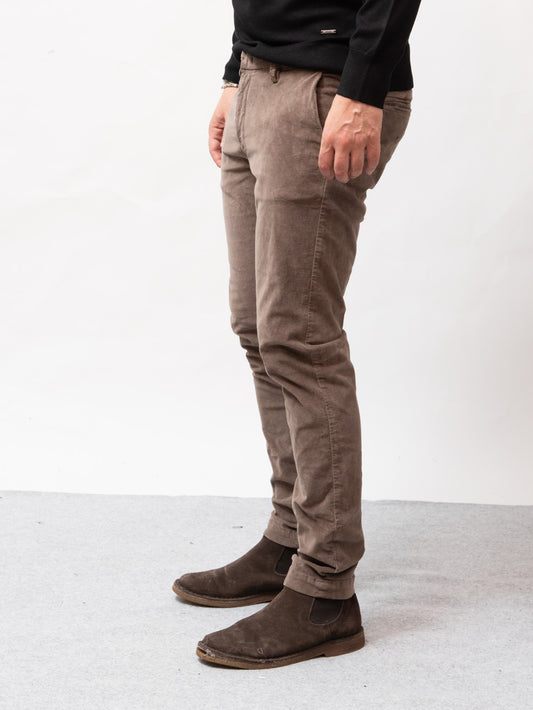 Moleskin chino trousers