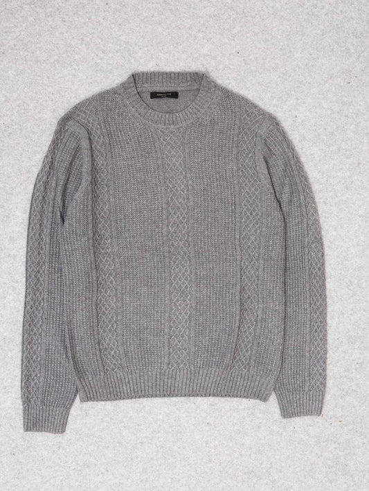 Crewneck knitted sweater