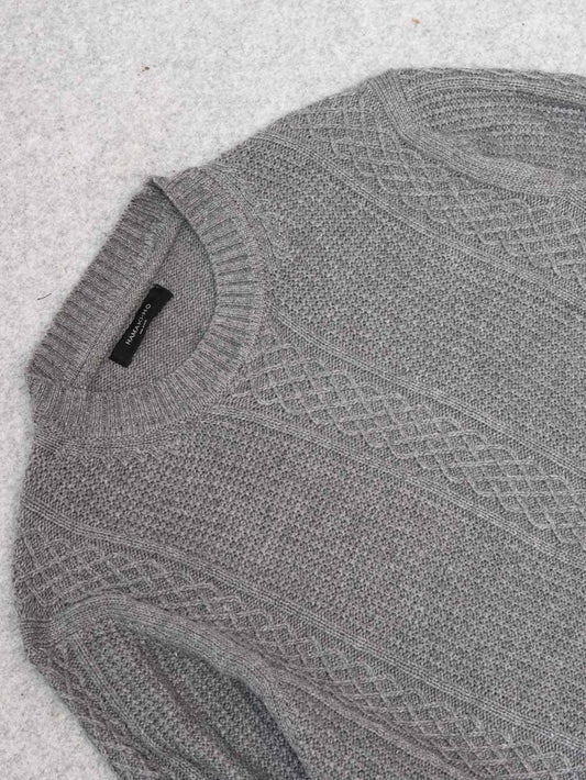 Crewneck knitted sweater