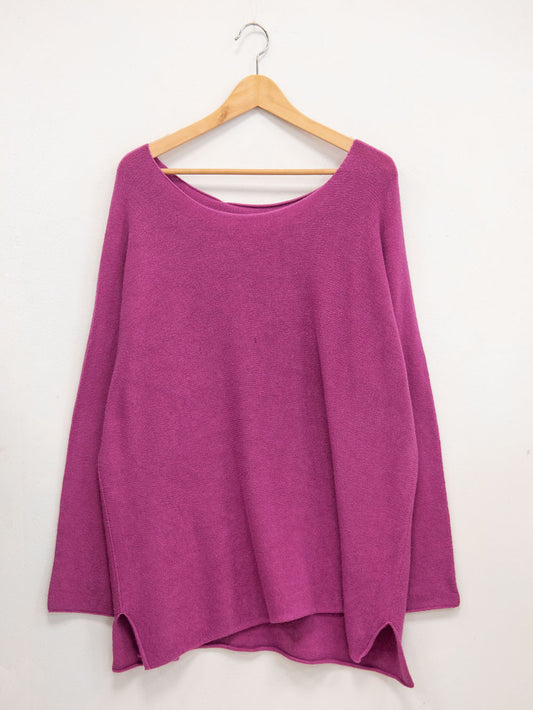 Oversized viscose sweater