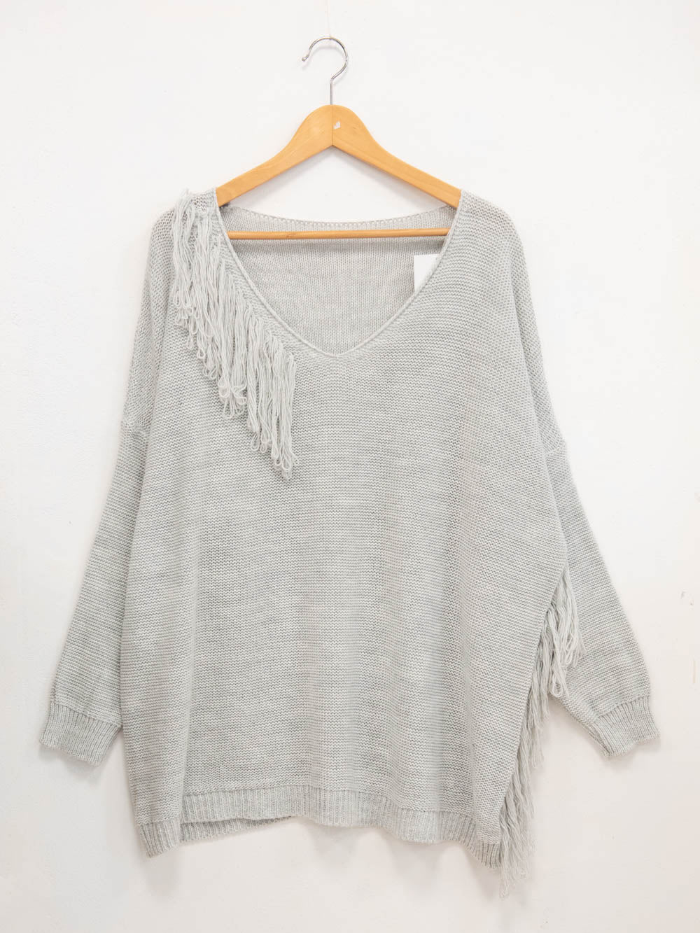 Oversized viscose sweater