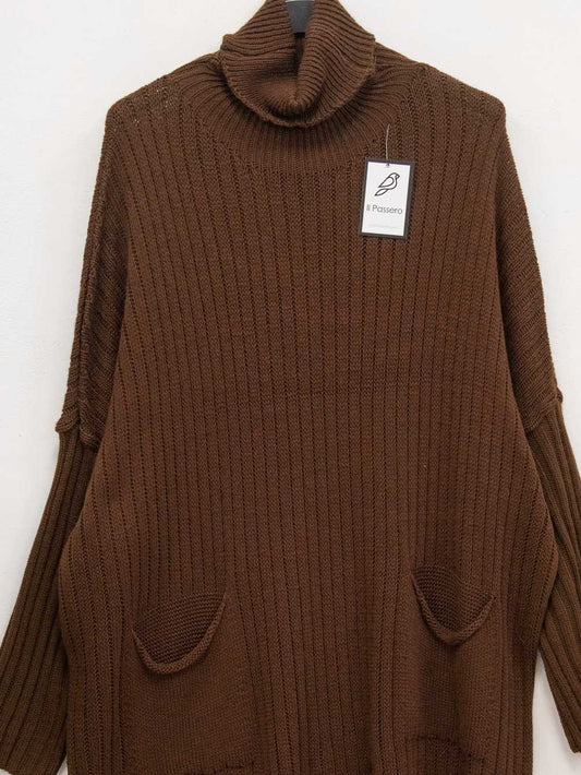 Oversized viscose sweater