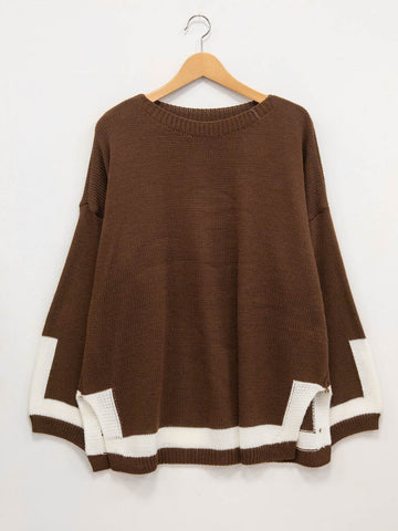 Oversized viscose sweater