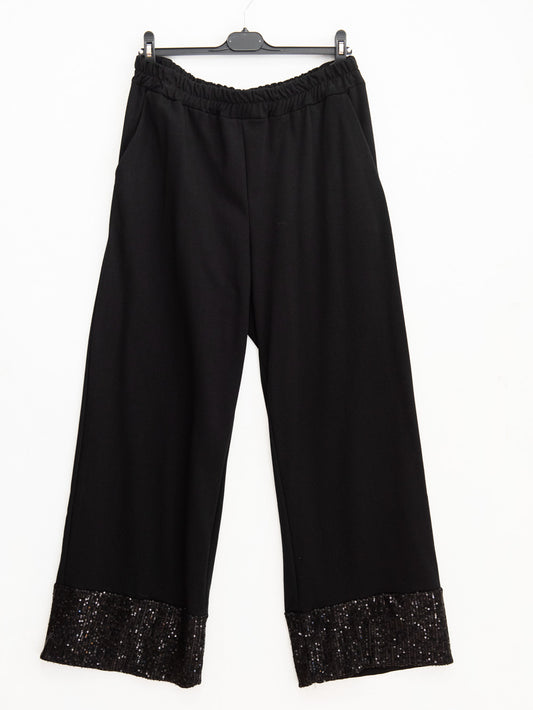 Pantalone over pailettes