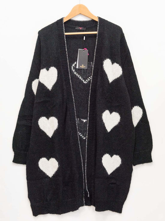 Cardigan cuori