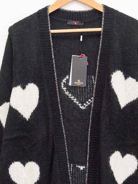 Cardigan cuori