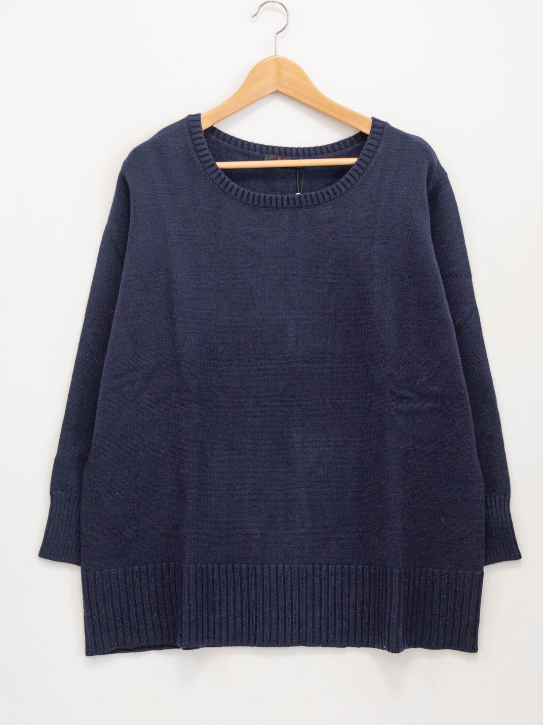 Wool crew neck sweater