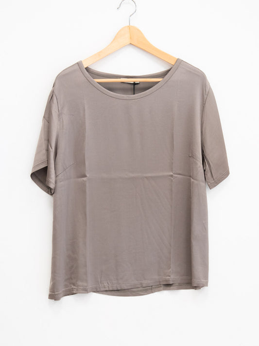 Blusa mezze maniche raso