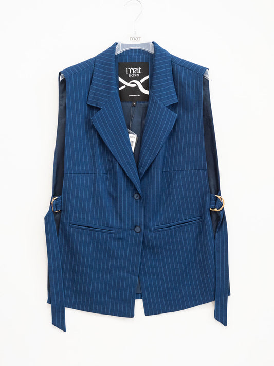 Pinstripe vest