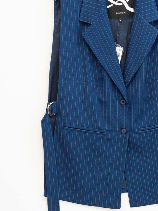 Pinstripe vest