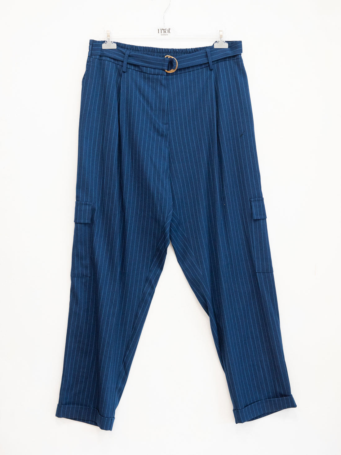 Pinstripe cargo pants