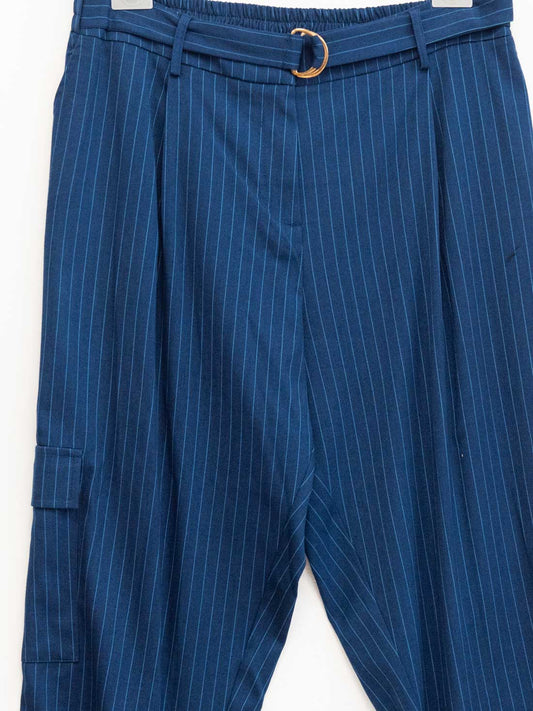 Pinstripe cargo pants