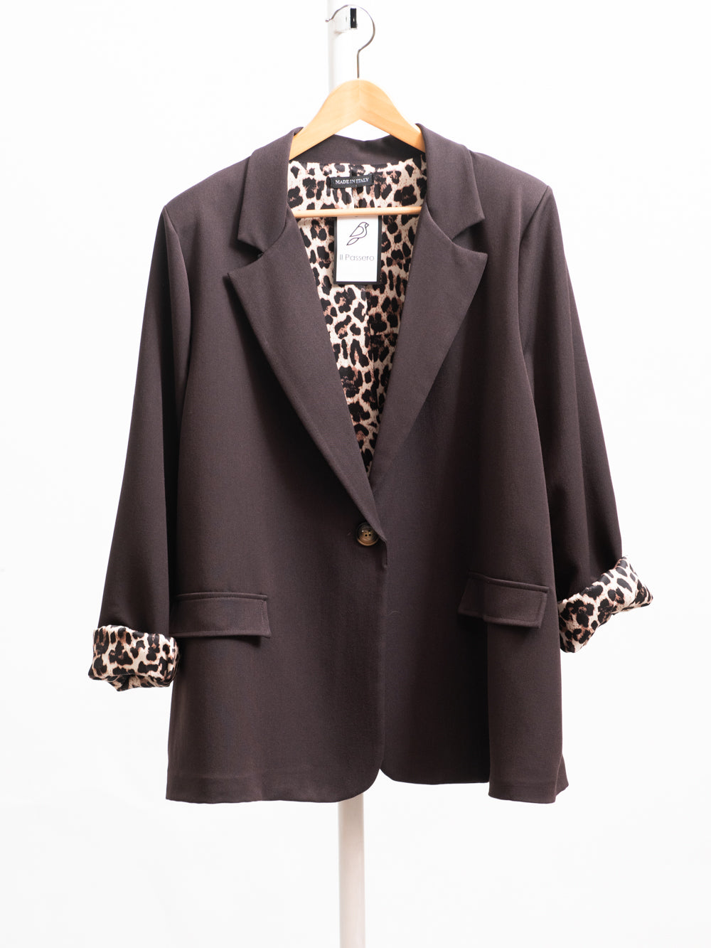 Leopard Blazer