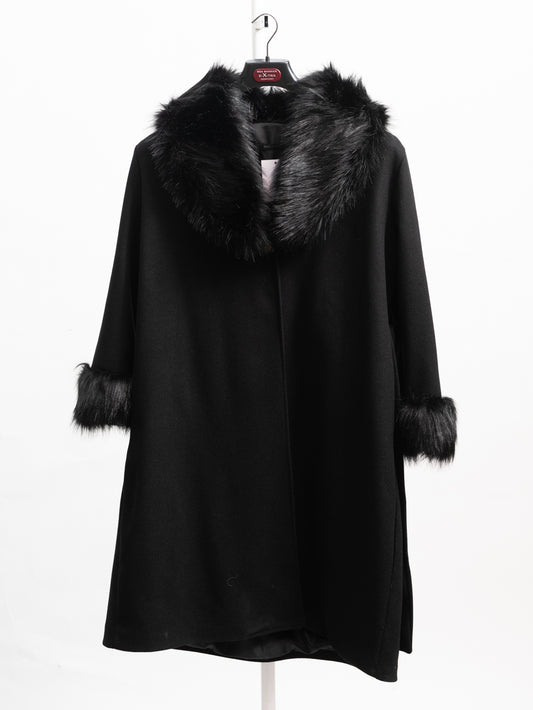 Faux fur coat