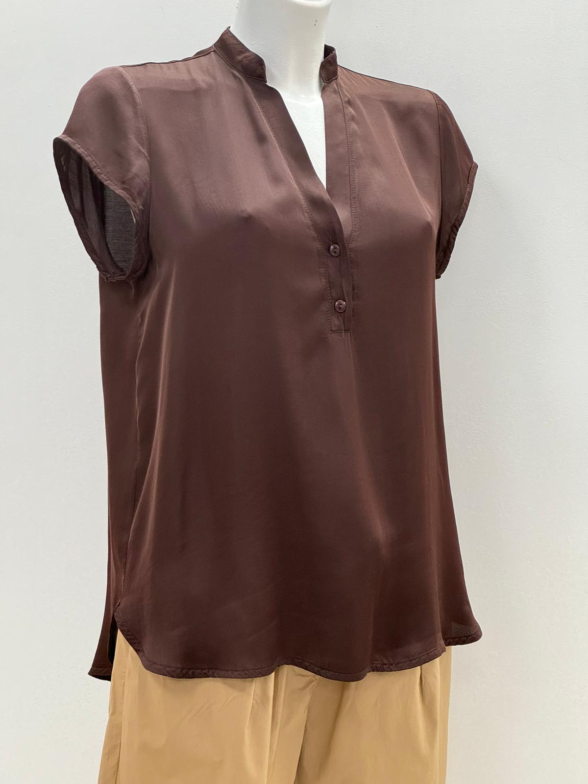 Blusa serafino raso