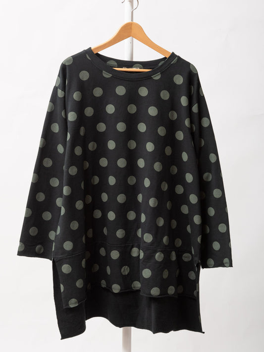 Polka dot sweatshirt