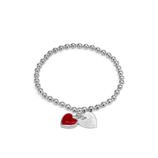 RED HEART ELASTIC BRACELET