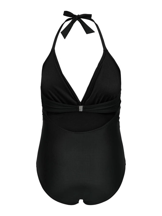 Swimsuit with sweetheart neckline and soft, removable cups