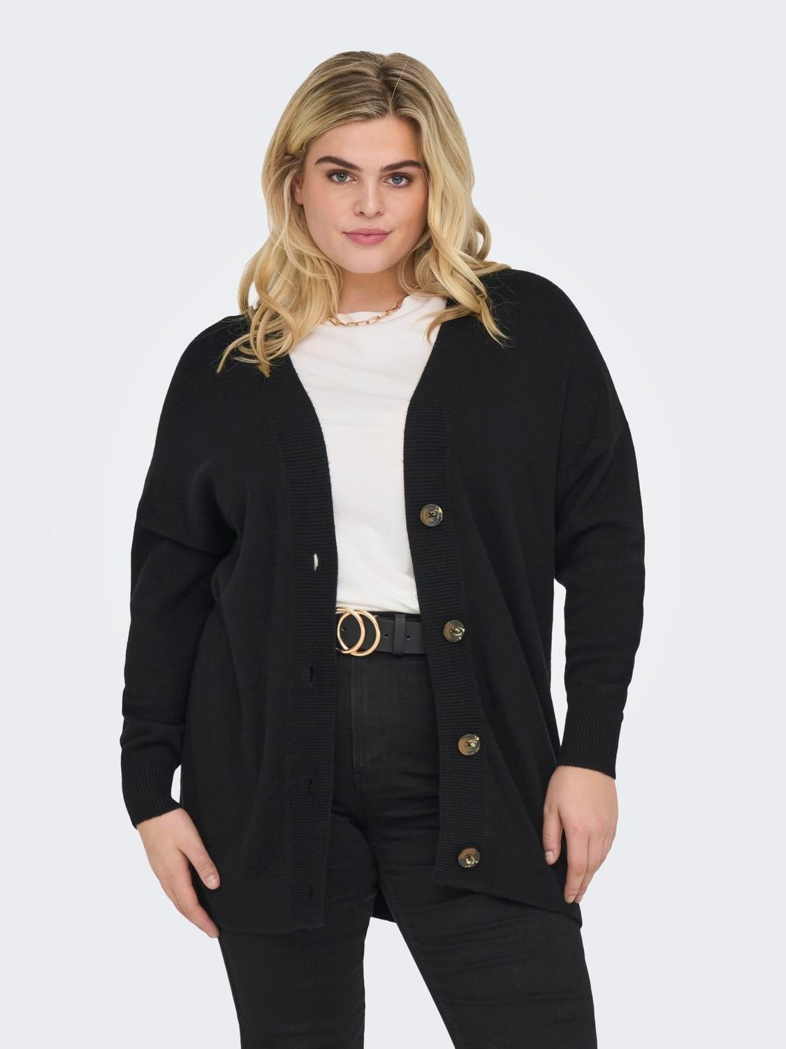 Cardigan Curvy  con bottoni