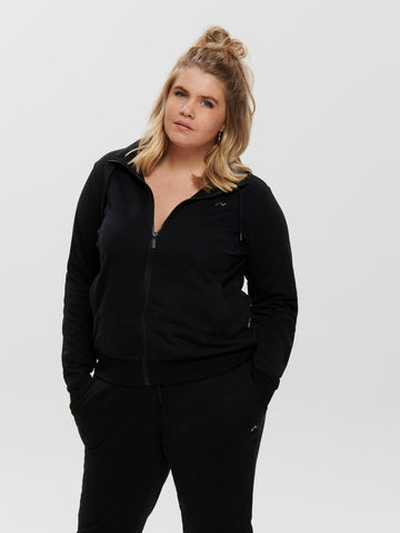 Curvy sports sweatshirt