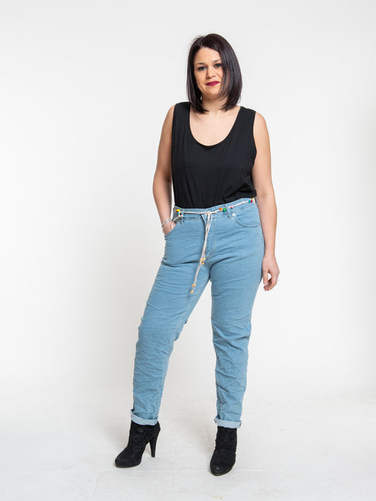 Jeans curvy lavaggio chiaro